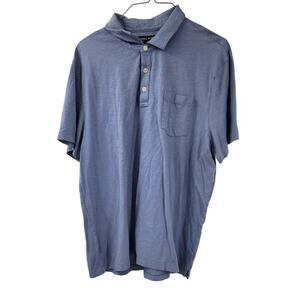 MICHAEL KORS Blue Short Sleeve Polo Shirt Mens Size Extra Large XL